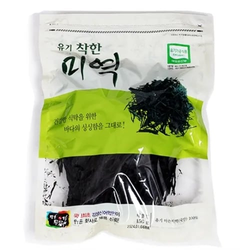 착한김 유기미역 150g