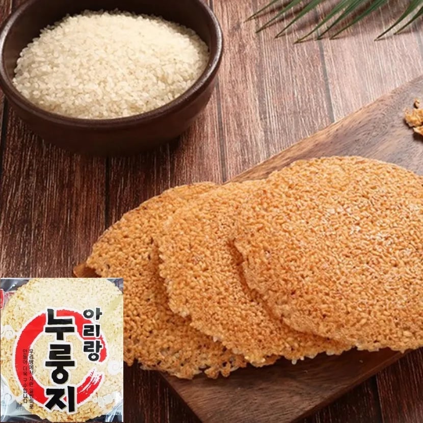우리쌀100% 국내산 맛있는 통 누룽지 과자 간식 400g