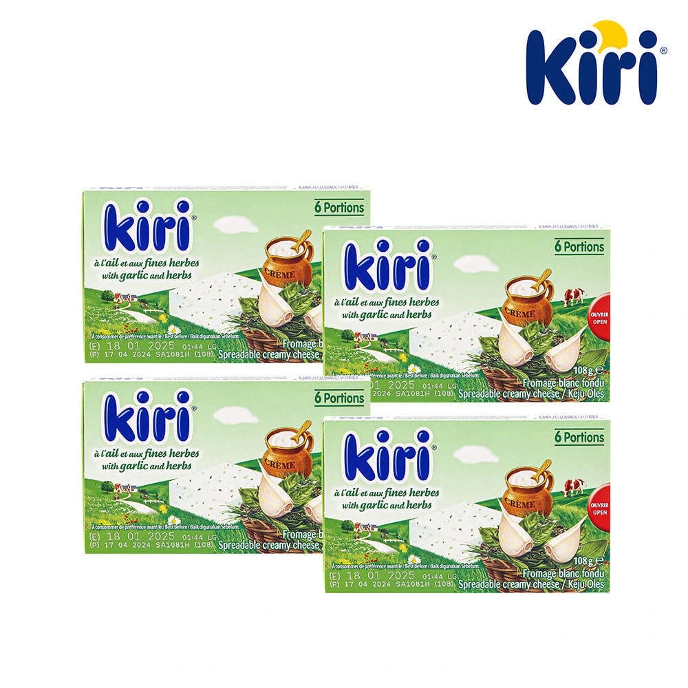 크림치즈 포션 허브 앤 갈릭 108g x 4개 총 432g