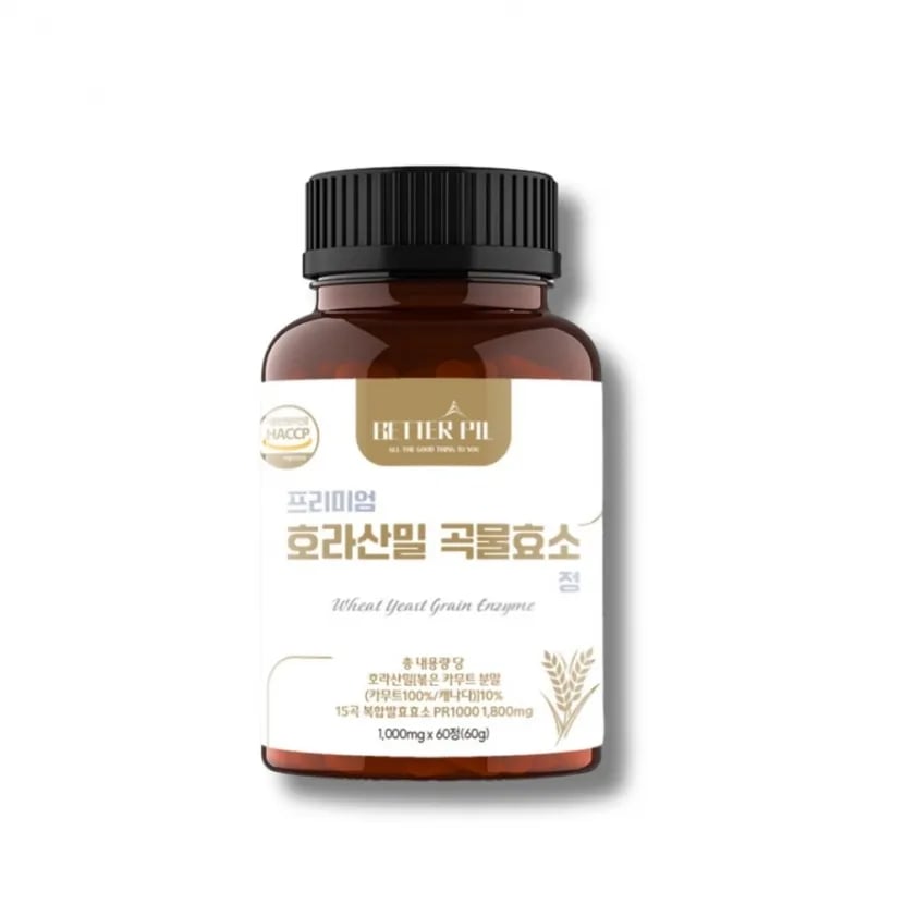 호라산밀 곡물효소 정 1000mg 60정