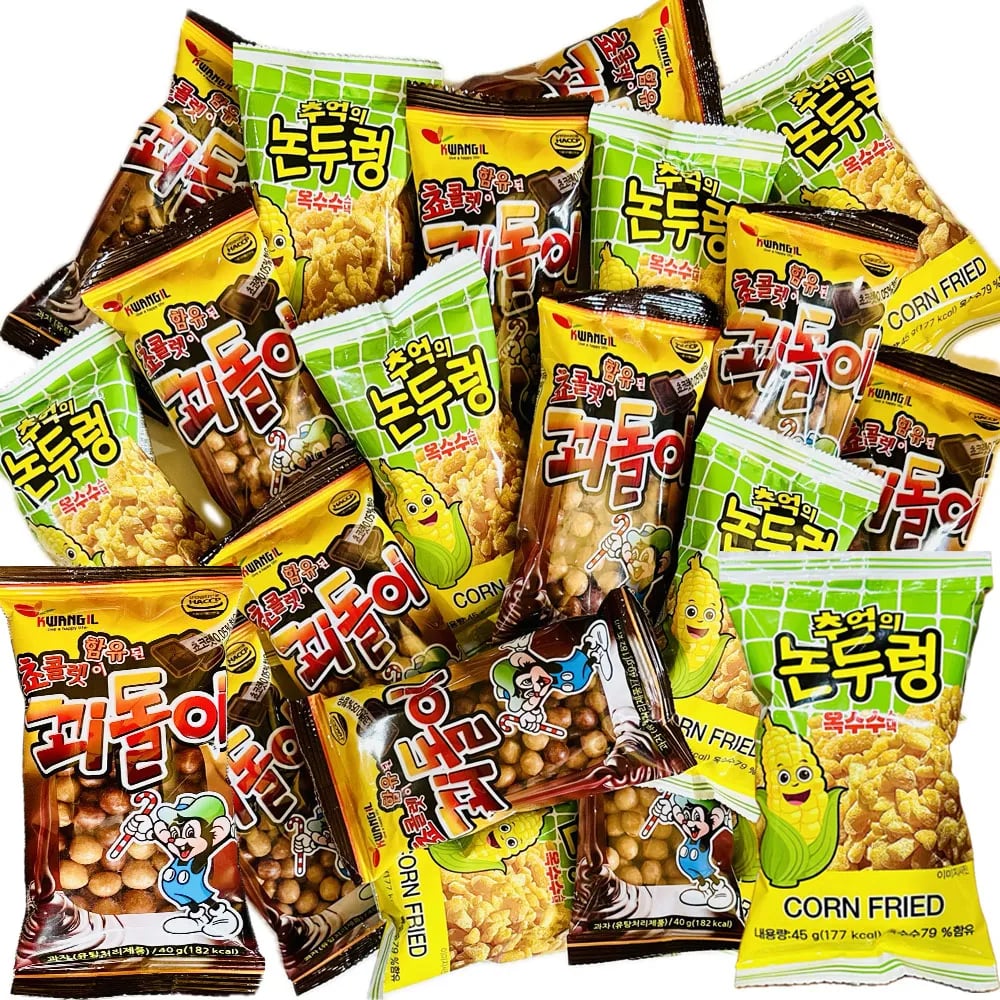 꾀돌이초코볼 옥수수논두렁밭두렁 스낵 40g x 20개 10,000원
