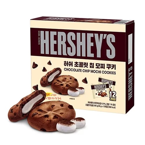허쉬 초콜릿칩 모찌쿠키 240g 3개 5개 10개