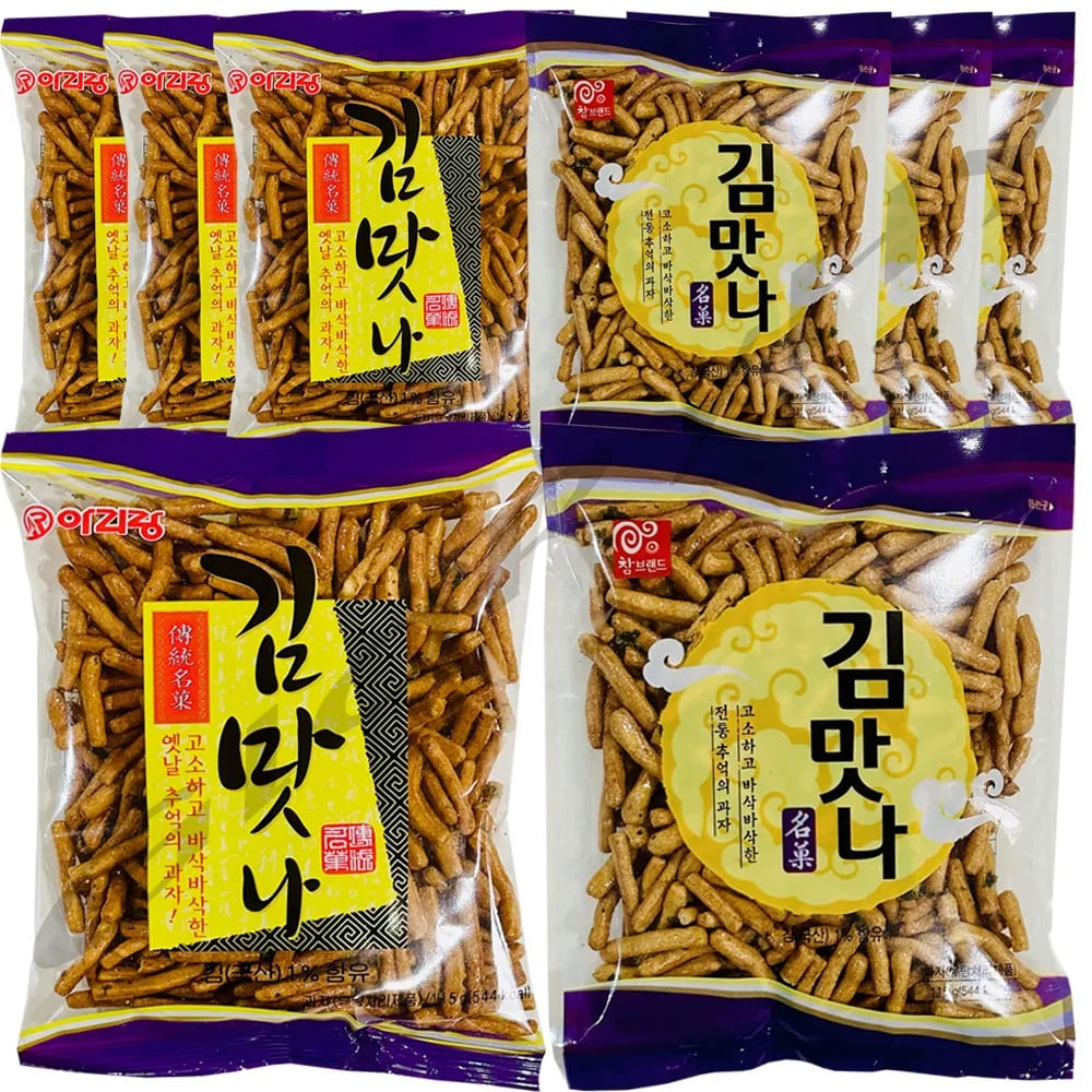 김맛나 스낵 115g x 8봉 랜덤