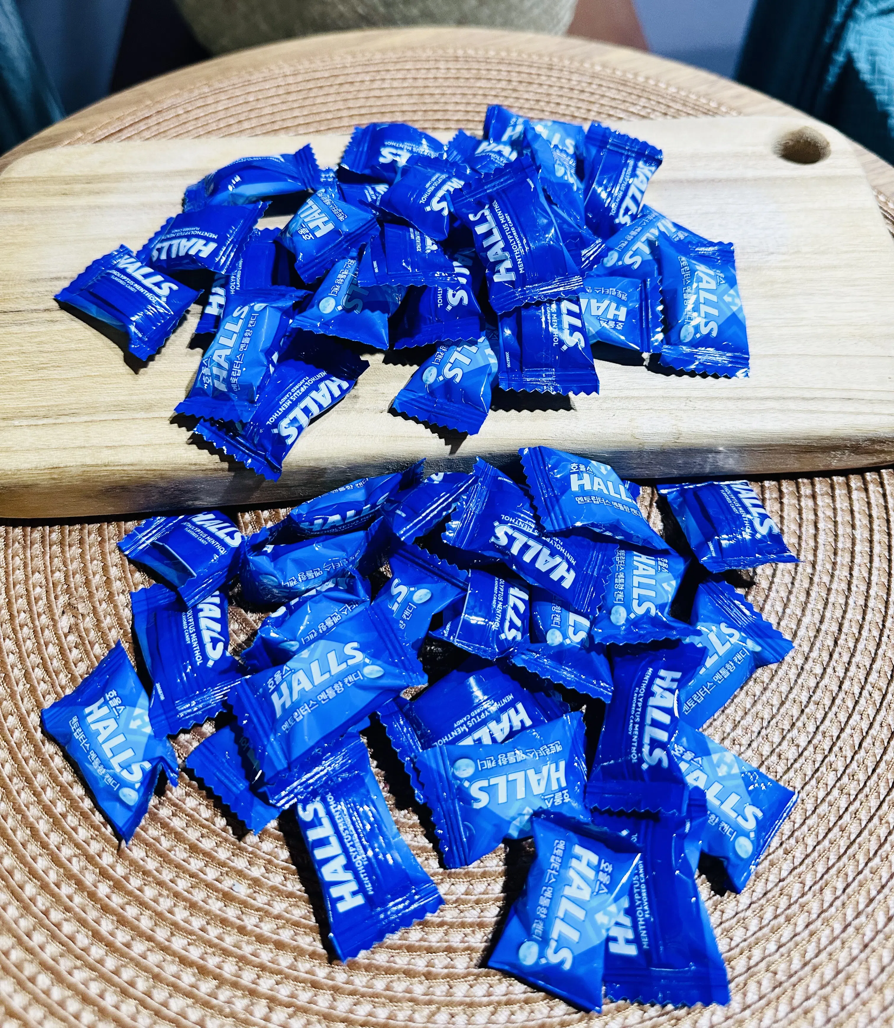 멘톨립터스 캔디 사탕 멘톨향 목캔디 2.8g x 100개