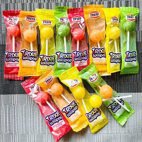 4종 새콤달콤 과일맛 막대사탕 캔디 10g x 70개 개별포장 대용량