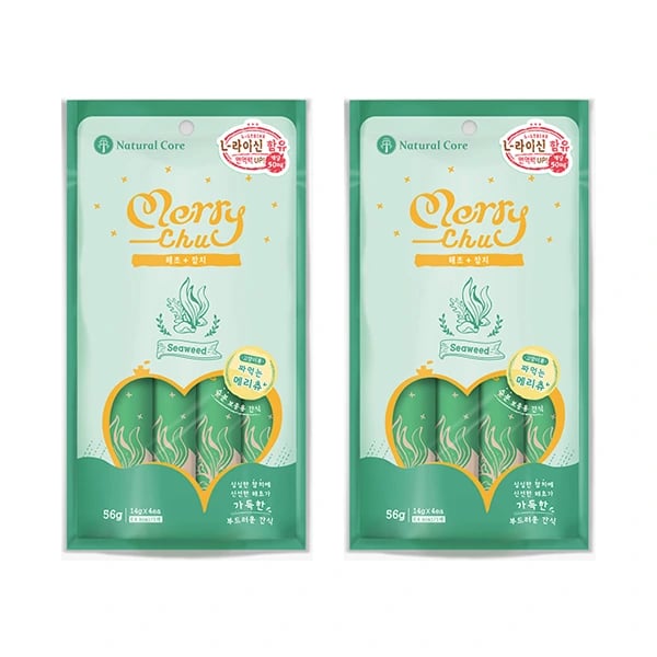 메리츄 해초+참치 4P x 2개 (업체별도 무료배송)