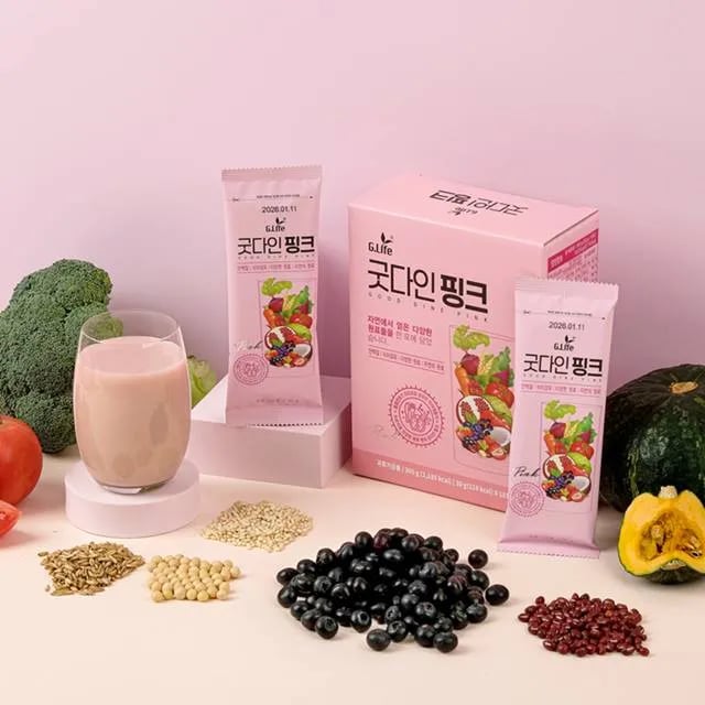 고단백 고식이섬유 식사대용 굿다인핑크 쉐이크 30g x 10포 (업체별도 무료배송)