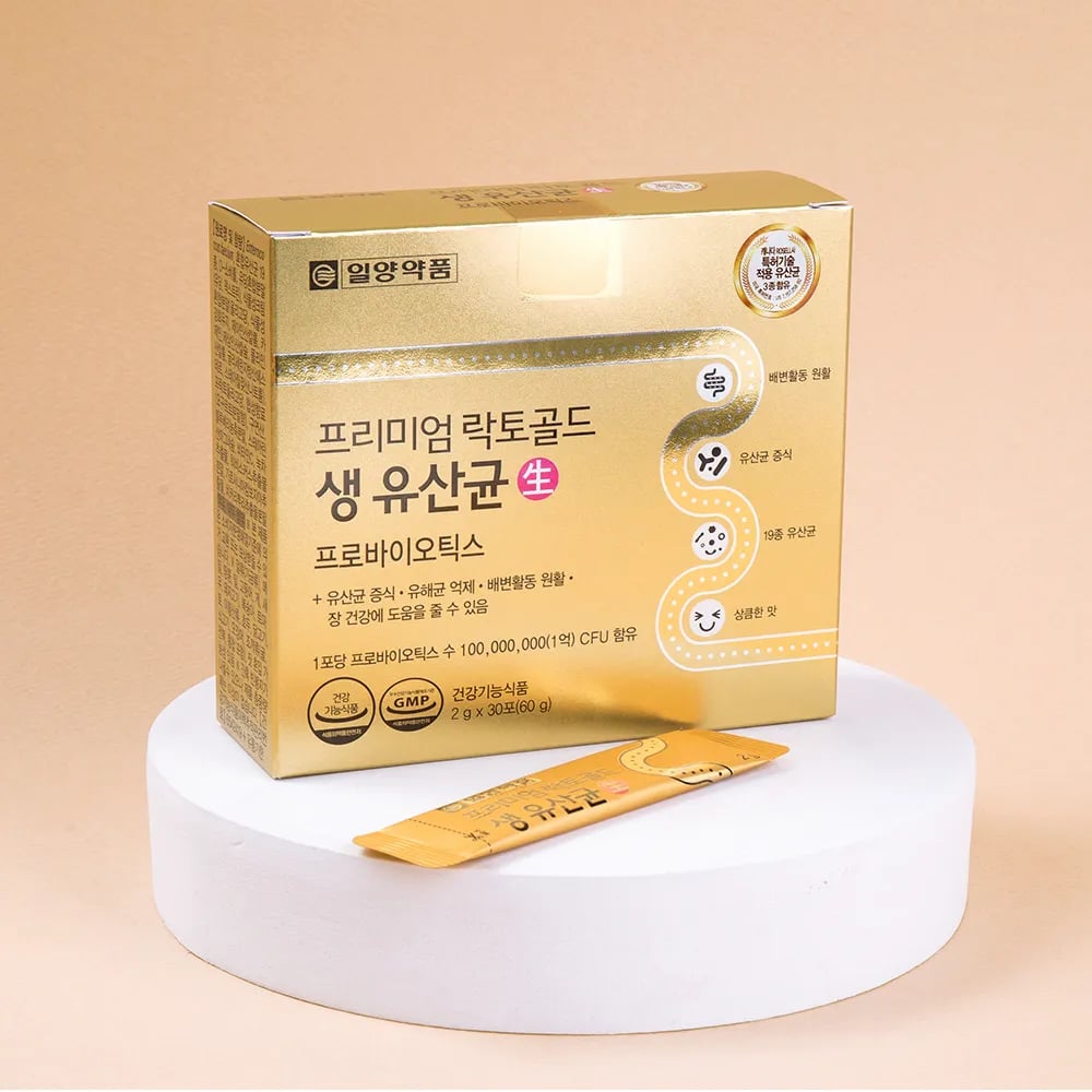 일양약품 프리미엄락토골드 생유산균 2g*30포(60g)*2개별도 무료배송)