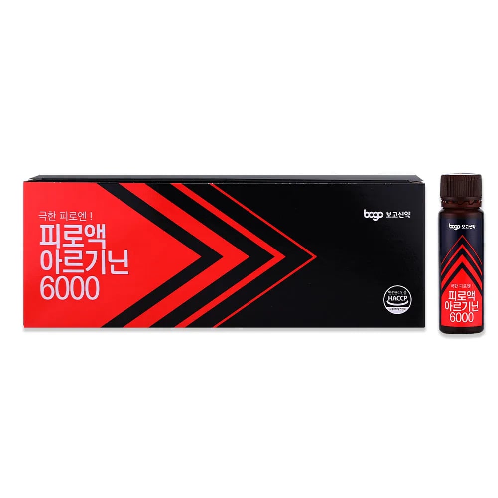 피로액 아르기닌 6000 20ml 20병 1박스