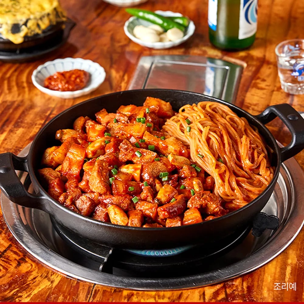 광안리 맛집 초필살돼지구이 매콤 쫄돼지볶음 650g 3팩