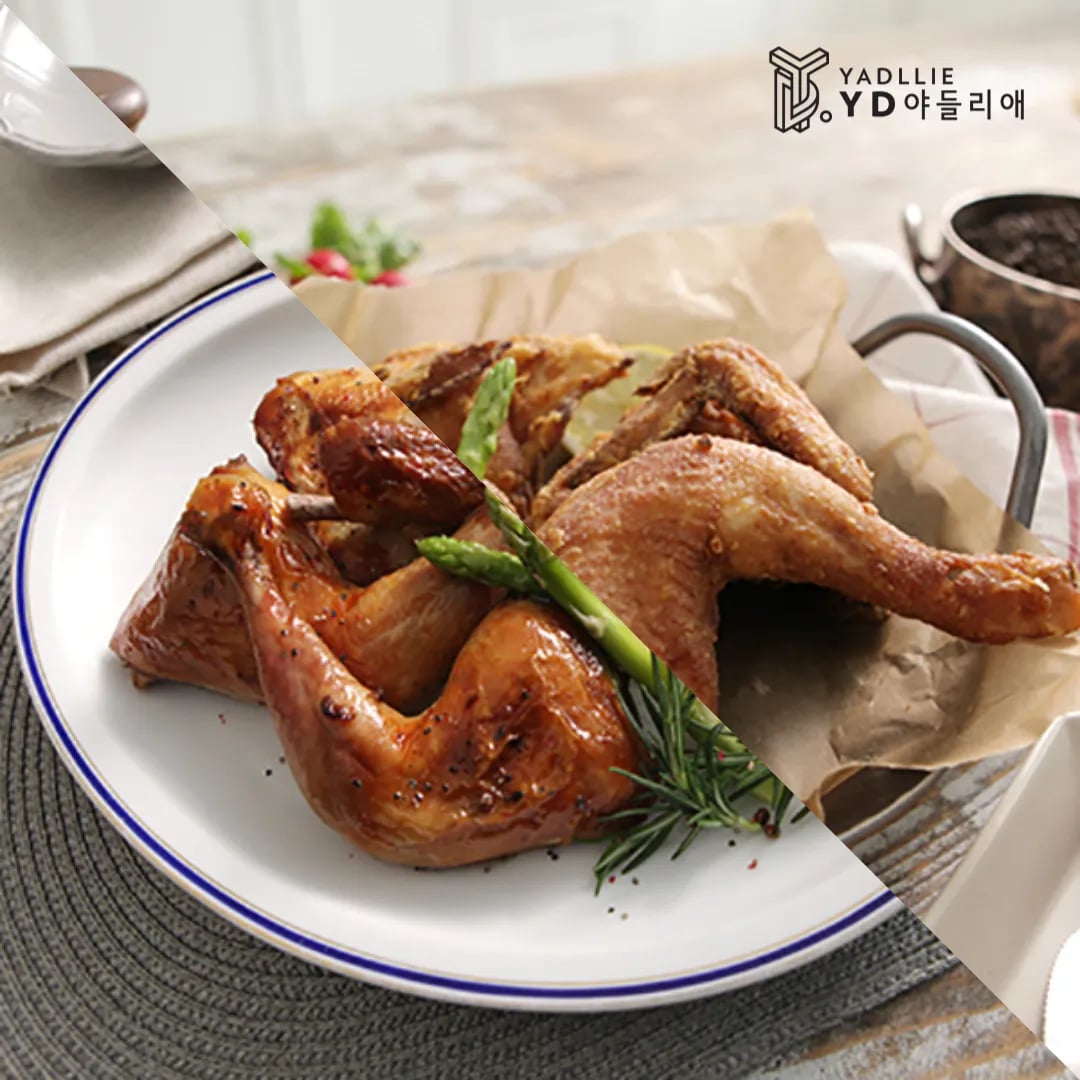 오븐(로스트) 반마리치킨/후라이드 반마리치킨/옛날 사각 통닭 270~530g 3종 택1 (5개이상 구매가능) (업체별도 무료배송)