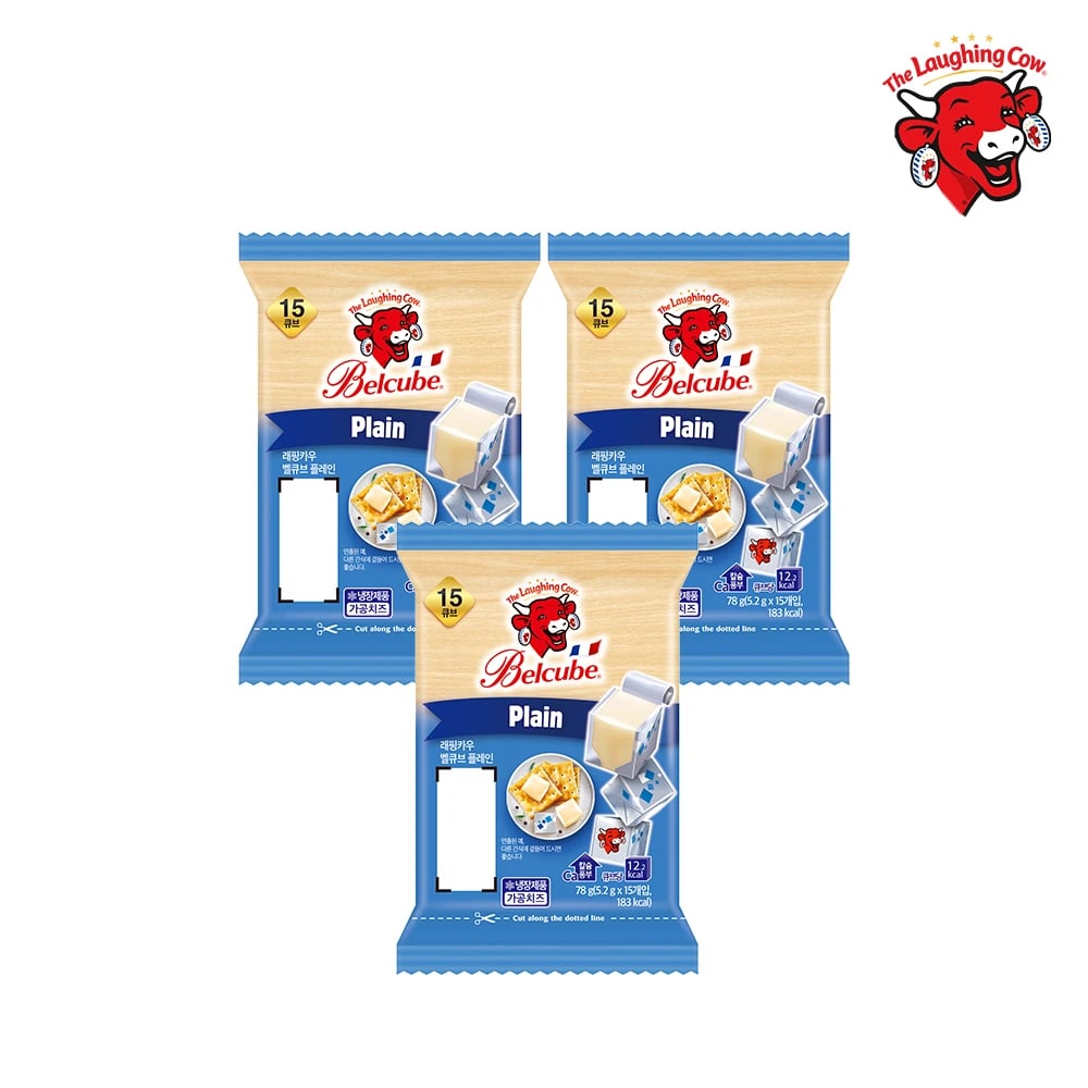 벨큐브15큐브 플레인 78g x 3팩(총 234g) (업체별도 무료배송)