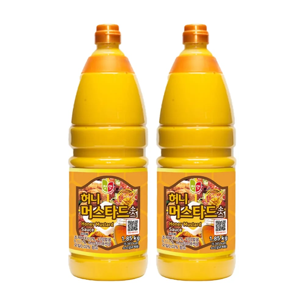 첫맛 허니머스타드소스 1.85kg 2개