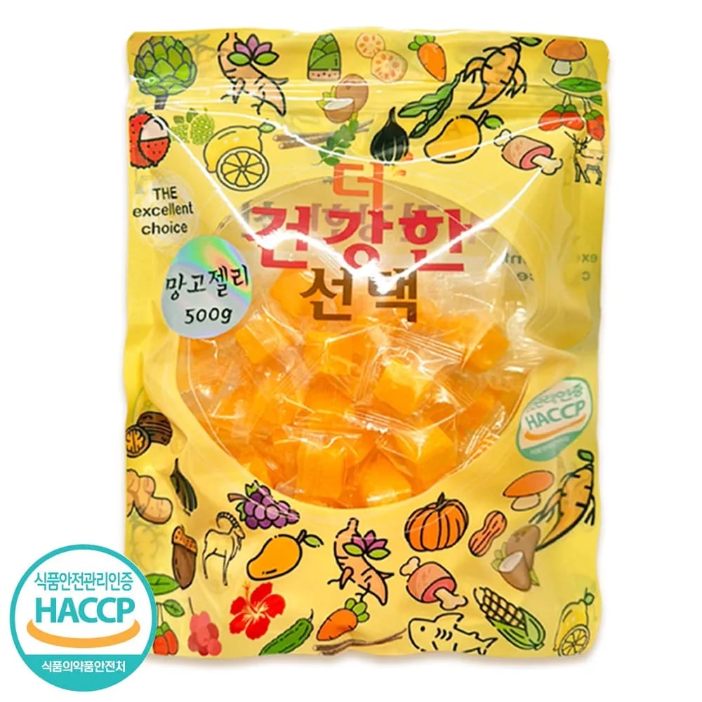 달콤한 망고 젤리 500g x 2/3봉지