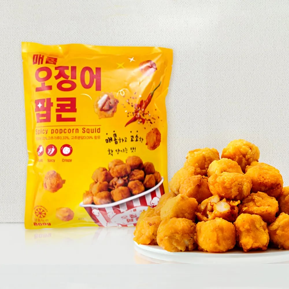 오징어팝콘 800g, 모듬해물탕 800g, 얼큰알탕 500g 외 다양 3개 이상 구매 가능
