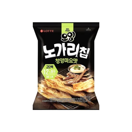 롯데웰푸드 오잉 노가리칩 청양마요맛 60g x 16개