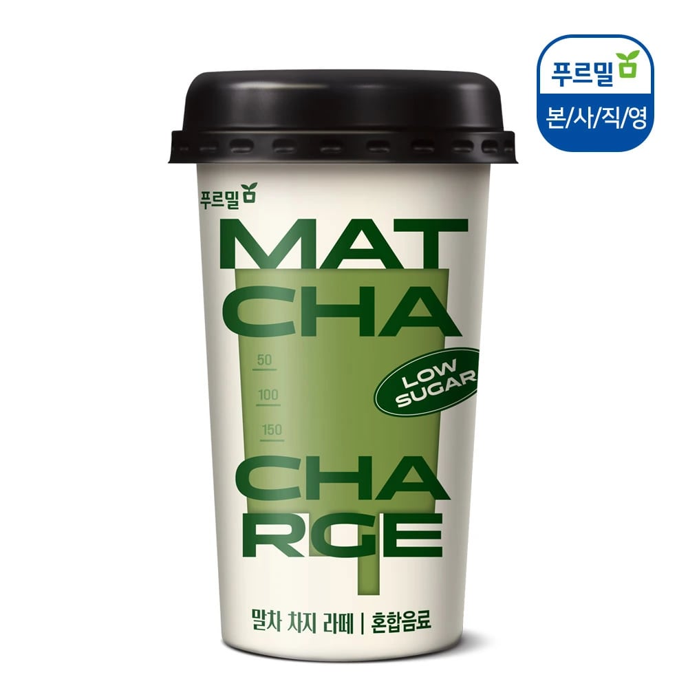 저당 제주산 말차 차지 라떼 200ml x 20개 (업체별도 무료배송)