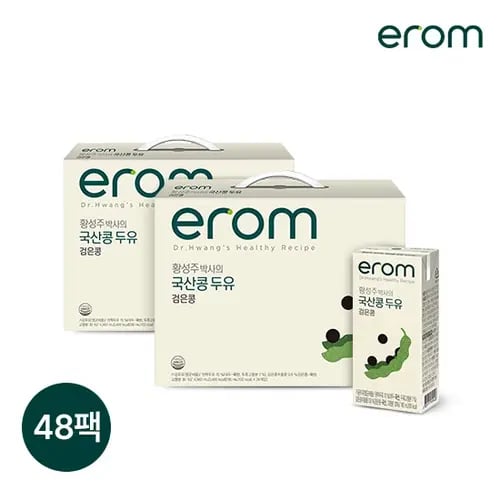 황성주박사의 국산콩두유 검은콩 190ml 24팩 2박스