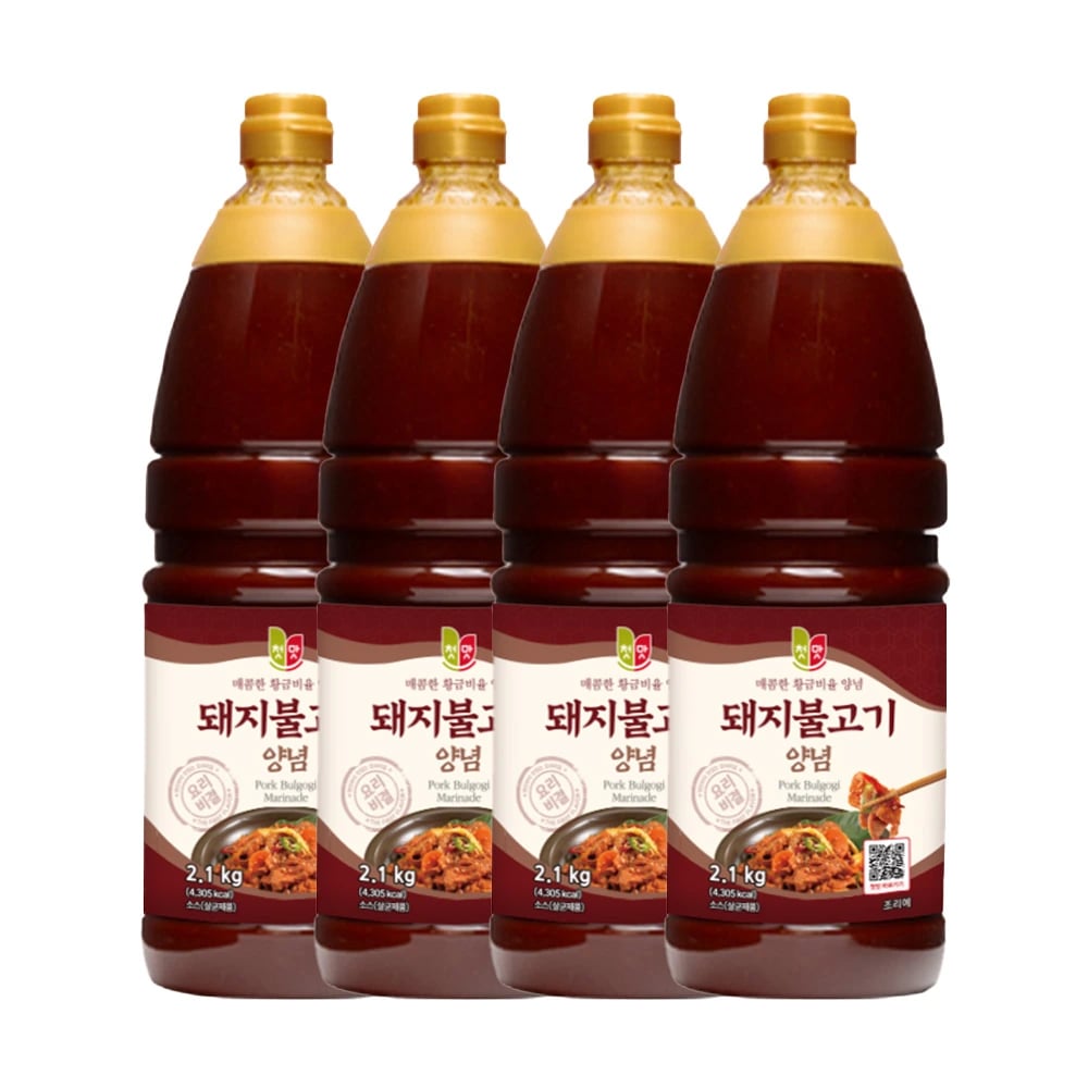첫맛 돼지불고기양념 2.1kg x 4개