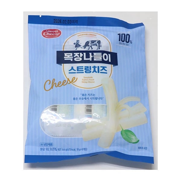 목장나들이 스트링치즈 144g 2개이상 구매가능