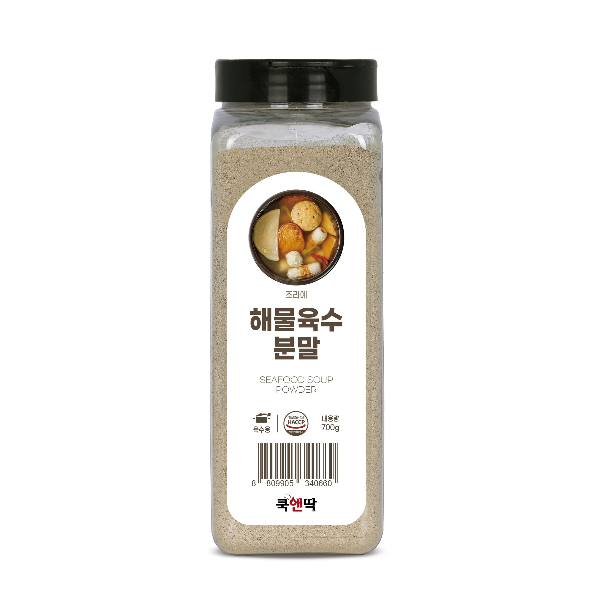 쿡앤딱 해물육수 분말 700g