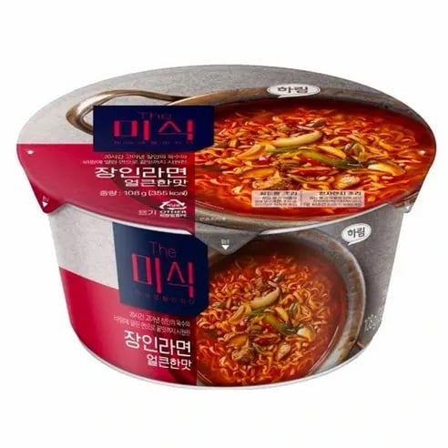 장인라면 얼큰한맛 큰컵 106g