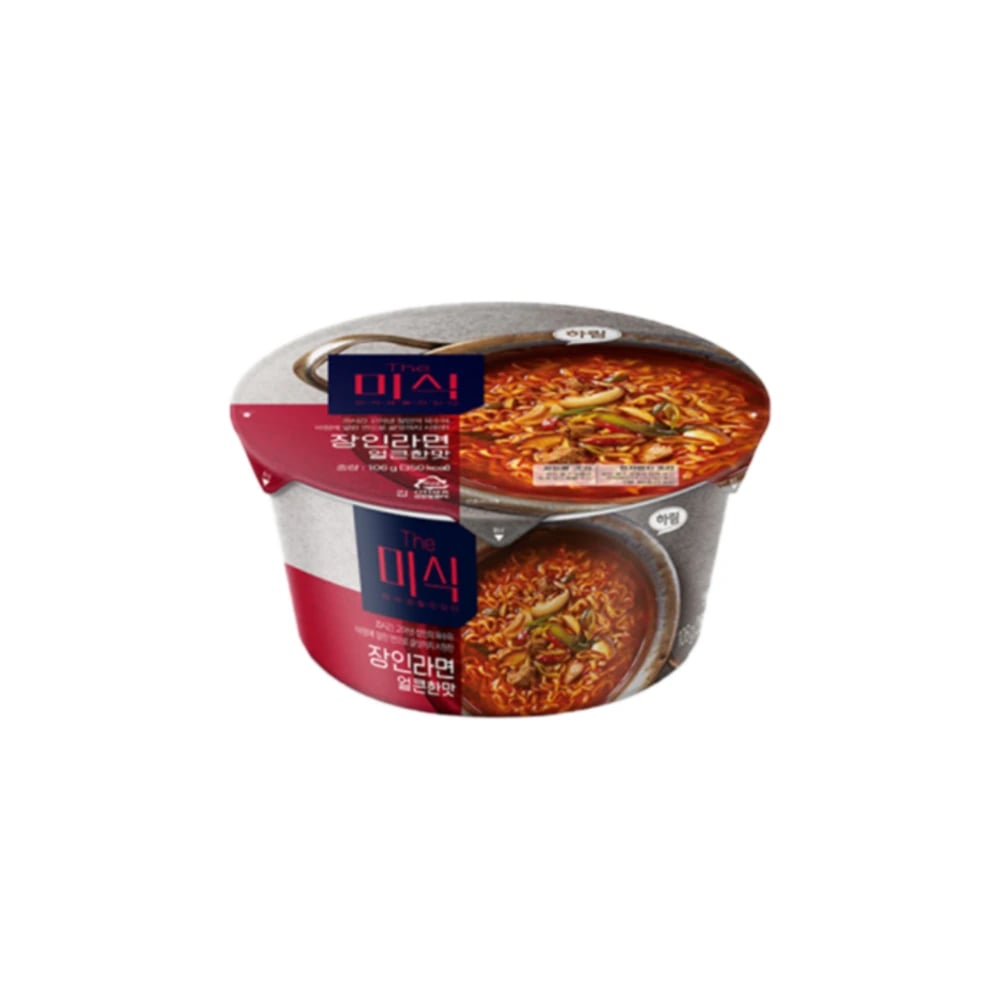 장인라면 얼큰한맛 컵 106g 6개