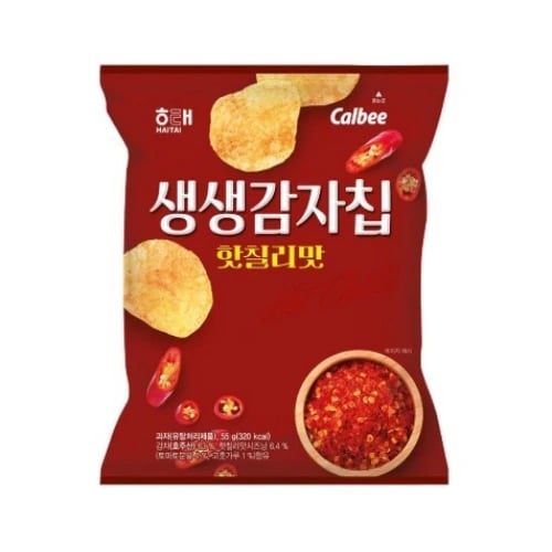 생생감자칩 핫칠리 55g x 16봉