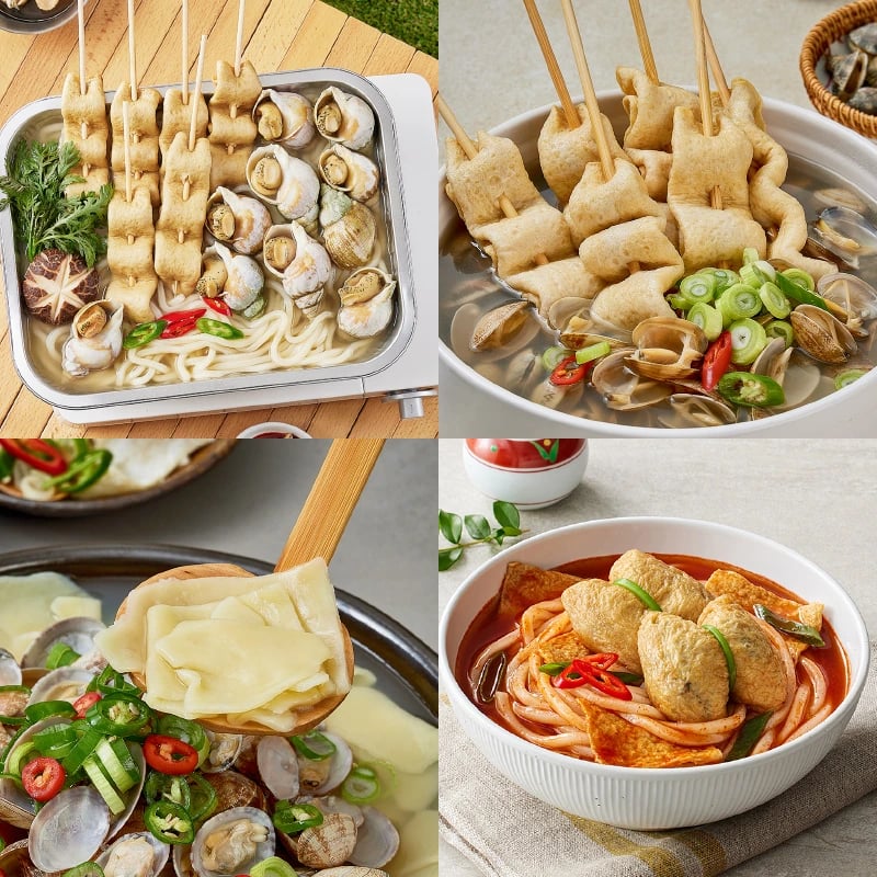 바지락을 듬뿍 넣어 시원한 바지락듬뿍 수제비 야채동봉 밀키트 850g 외 5종 골라담기(업체별도 무료배송)