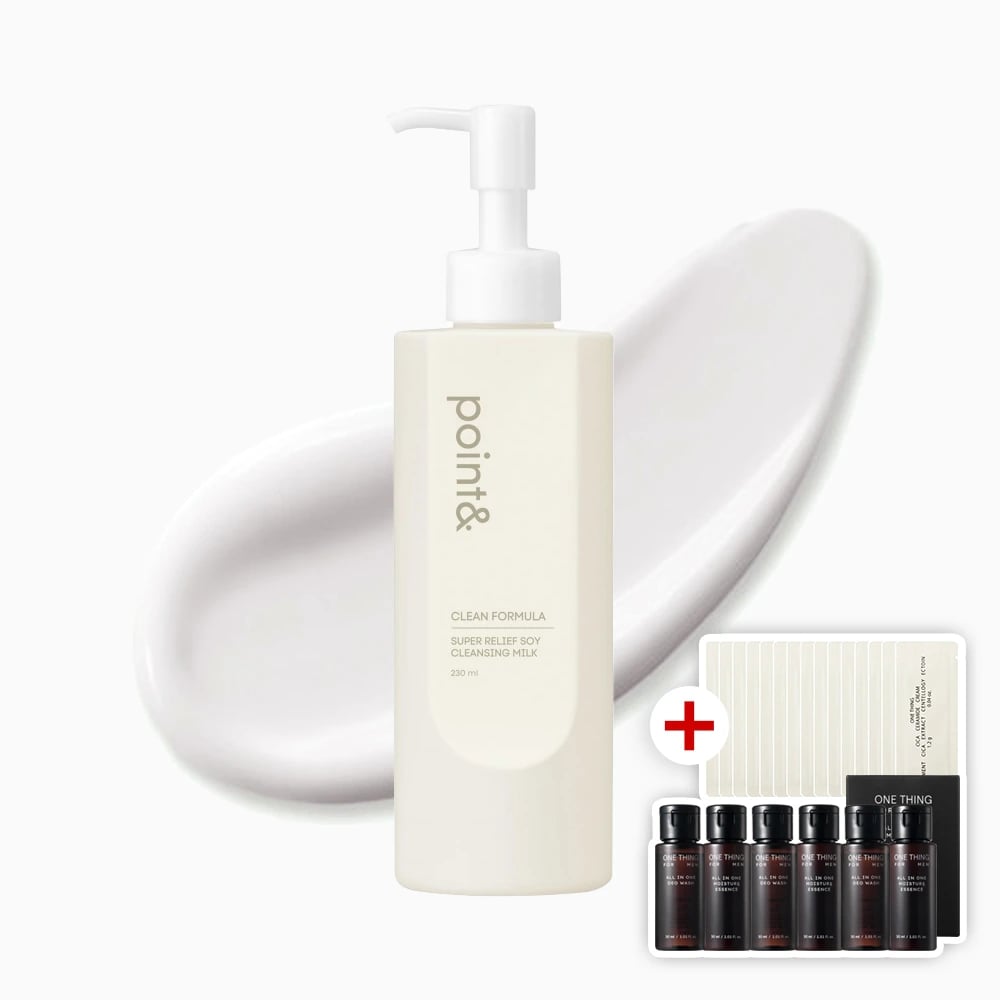 저자극 소이 클렌징밀크 230ml(세라마이드 사쉐2종 10개 + 포맨 2종키트 3개)(업체별도 무료배송)