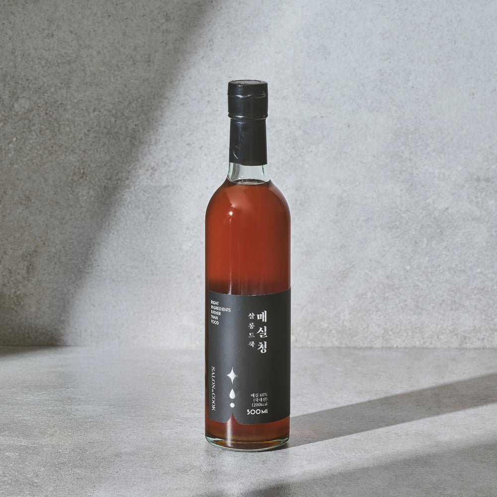100% 고흥 매실로 만든 매실청 과일청 500ml(업체별도 무료배송)