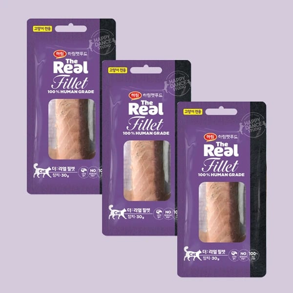 더리얼 캣 필렛 참치 30g x 3개(업체별도 무료배송)