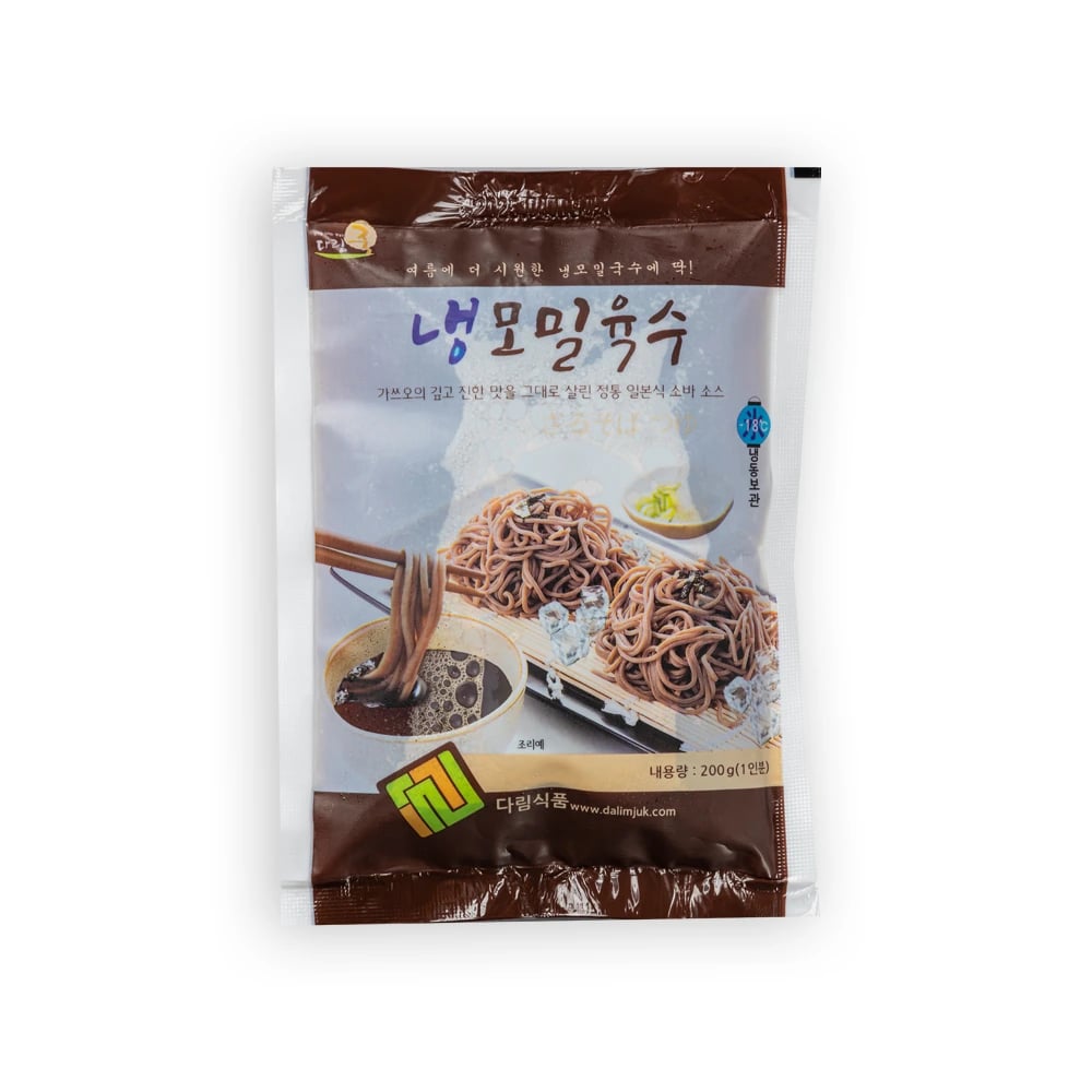 다림식품 정통 일본식 모밀육수 200g 10인분(10팩), 20인분(20팩) 무료배송
