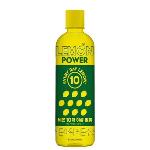 레몬파워 레몬주스 레몬즙 500g 20개