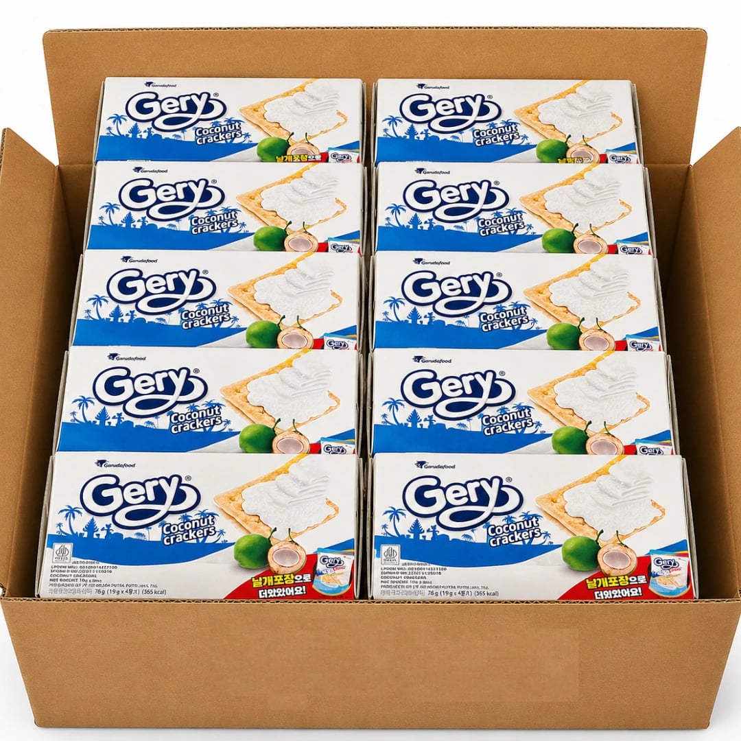 게리 코코넛 크래커 비스켓 19g x 96봉 (총 76g, 24케이스) 외 다양