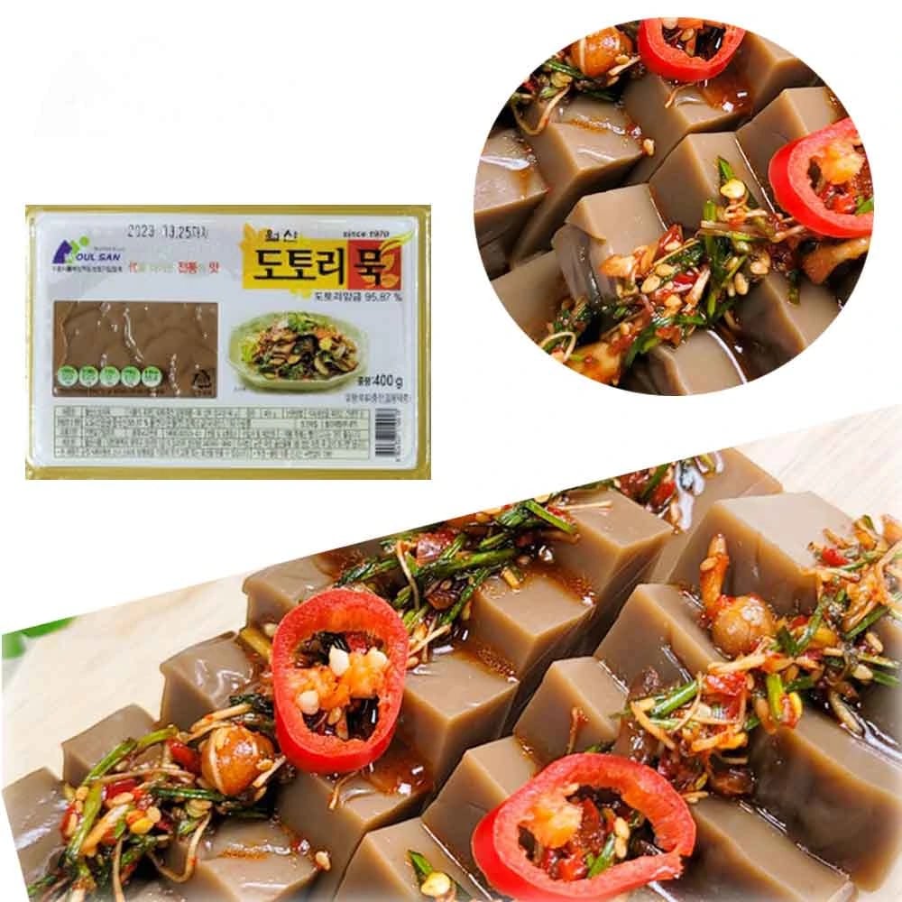 우리마을(국내생산) 도토리묵 400g X 4팩 (업체별도 무료배송)