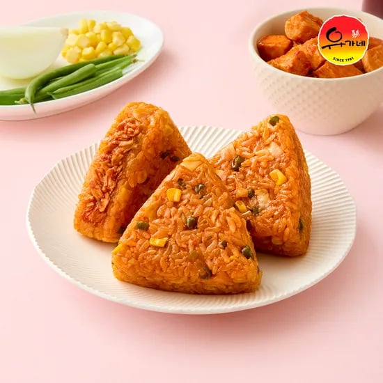 유가네 꾸운 주먹밥 100g x 10팩 (불닭/닭불고기) (업체별도 무료배송)