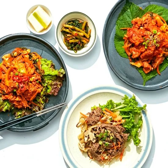 저당 대용량 반찬 4종 1.5~2kg (매콤제육볶음/안심닭갈비/소불고기/고추잡채)(3개단위 구매가능)(떠리무료배송)