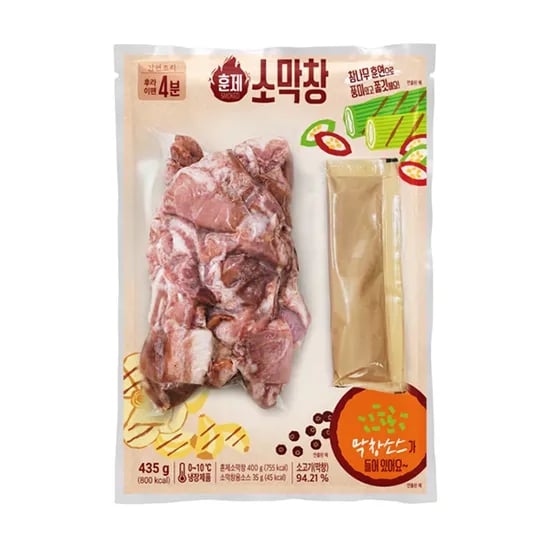 참나무로 훈연한 냉장 훈제 소막창 435g (5개단위 구매가능) (업체별도 무료배송)