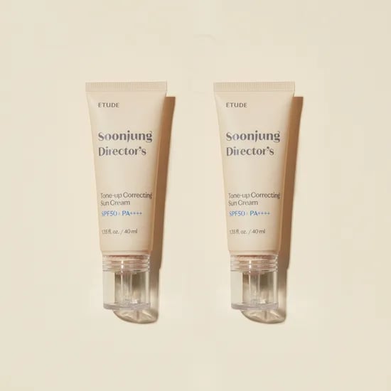 에뛰드 순정디렉터 톤업 수정 선크림, 40ml, 2개
