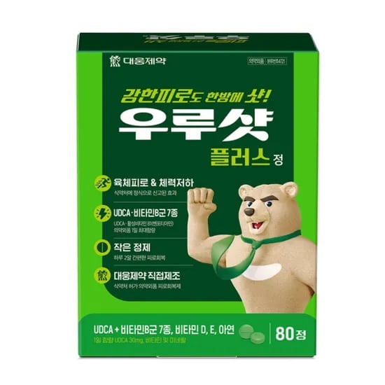 대웅제약 우루샷 플러스, 80정, 1개