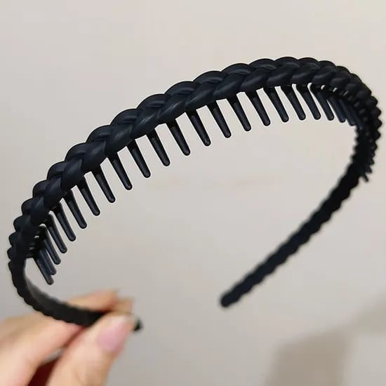 꽈배기 헤어밴드, 블랙