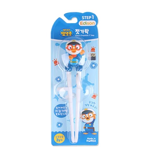 에디슨 경찰관 뽀로로 1단계 오른손 젓가락, 1개