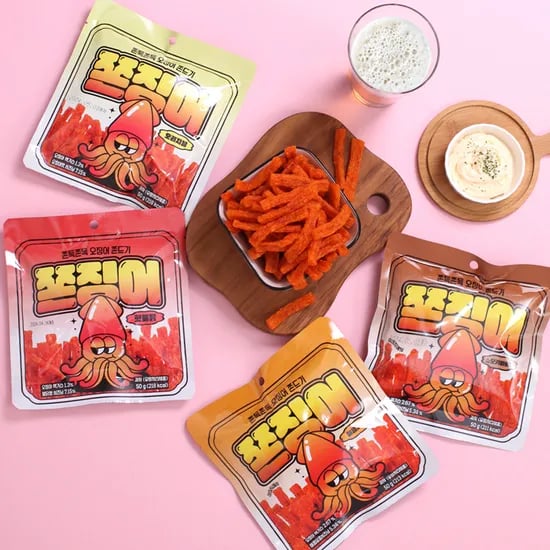 쫀슐랭 쫀징어, 오리지널, 50g, 6개