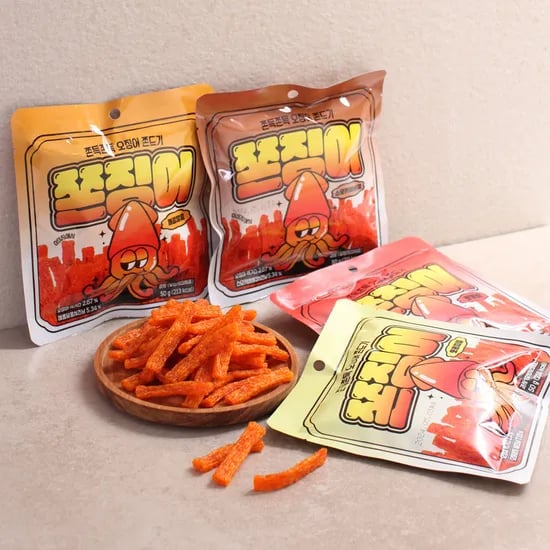 쫀슐랭 쫀징어, 핫불닭, 50g, 6개