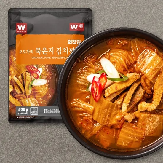 외갓집 오모가리 묵은지 김치찌개, 500g, 3팩
