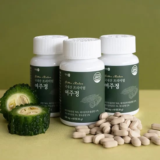 약방애 여주정 500mg 60정 1박스