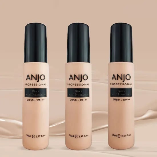 앙쥬 프로페셔널 블랙 스네일 파운데이션, 21호, 70ml, 1개