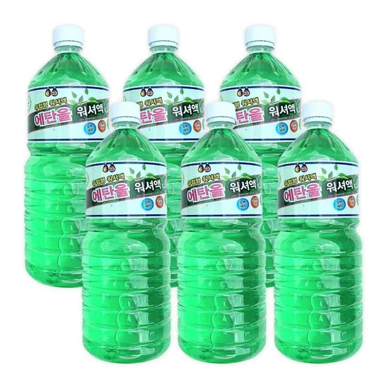 탑크린 에탄올 워셔액 1.8L 6개 13,690원
