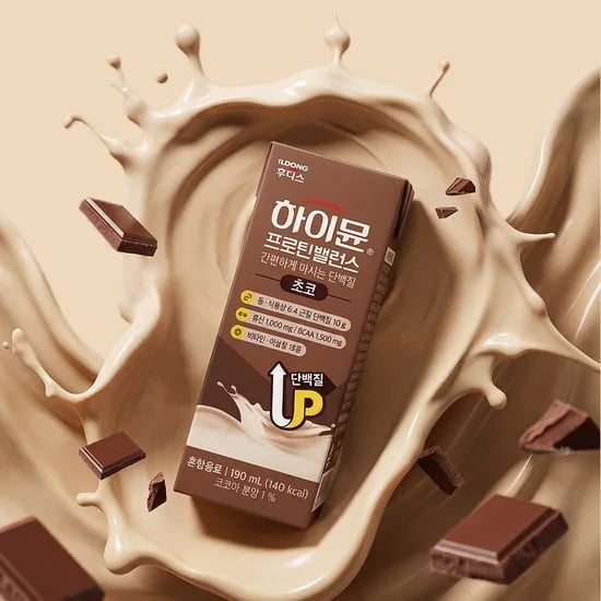 일동후디스 하이뮨 프로틴 밸런스 음료 초코맛, 190ml, 16개
